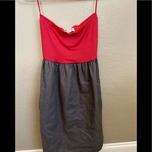 Alythea melon/grey summer dress